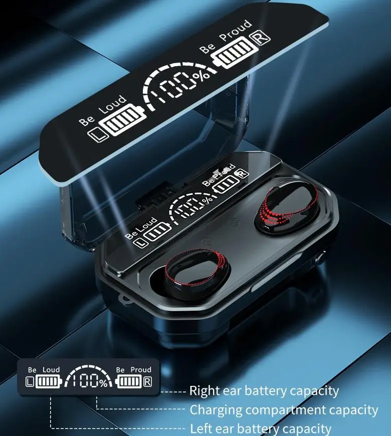 

A18 Bluetooth-compatible Headset Wireless Earphones Mini Sport Earbuds Noise-cancelling Waterproof Ergonomic Music Headset