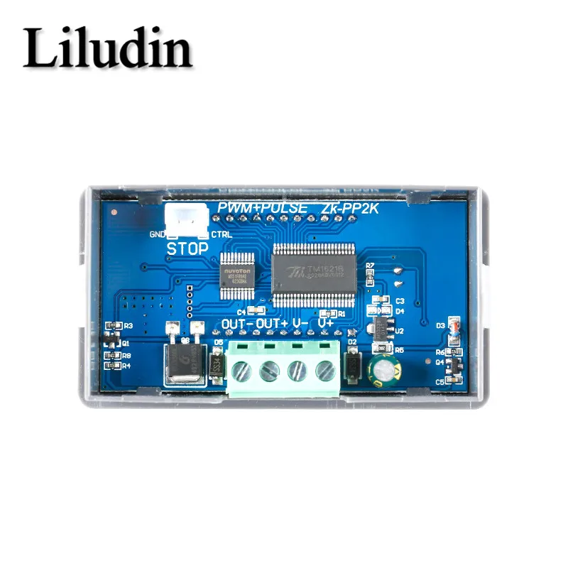ZK-PP2K PWM DC 3 ~ 30V 12V 24V регулятор скорости двигателя 8A 150W регулируемый светодиодный