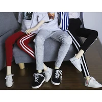 bjd doll clothing is suitable for 13 and 14 uncle size casual daily pants with two stripes and small feet in three colors
