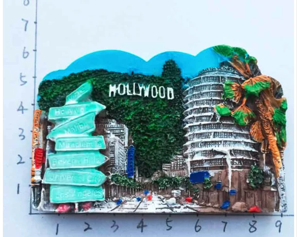 Сувениры из США в Лас-Вегасе магниты на холодильник 3D стиле Нью-Йорка сувениры