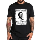 Футболка с надписью The Good The Bad And The Гадкий El Indio's Award Post, футболка с американским западным фильмом, винтажная Ретро футболка с круглым вырезом, топы