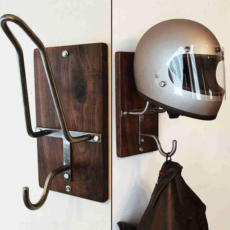 

Multipurpose Hooks Motorcycle Helmet Hanger Wall Mount Jacket Holder Hook For Keys Household Wall Hooks Home Storage Supplies