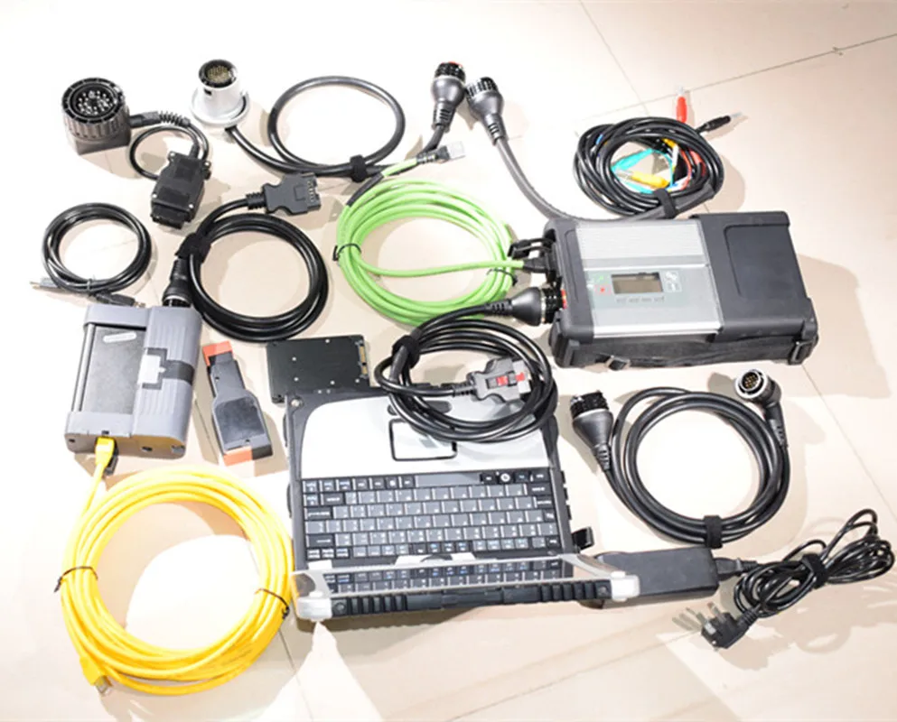 Диагностический инструмент 2 в 1 mb star c5 sd connect и для bmw icom a2 + b c с ТБ ssd 2021 03 v