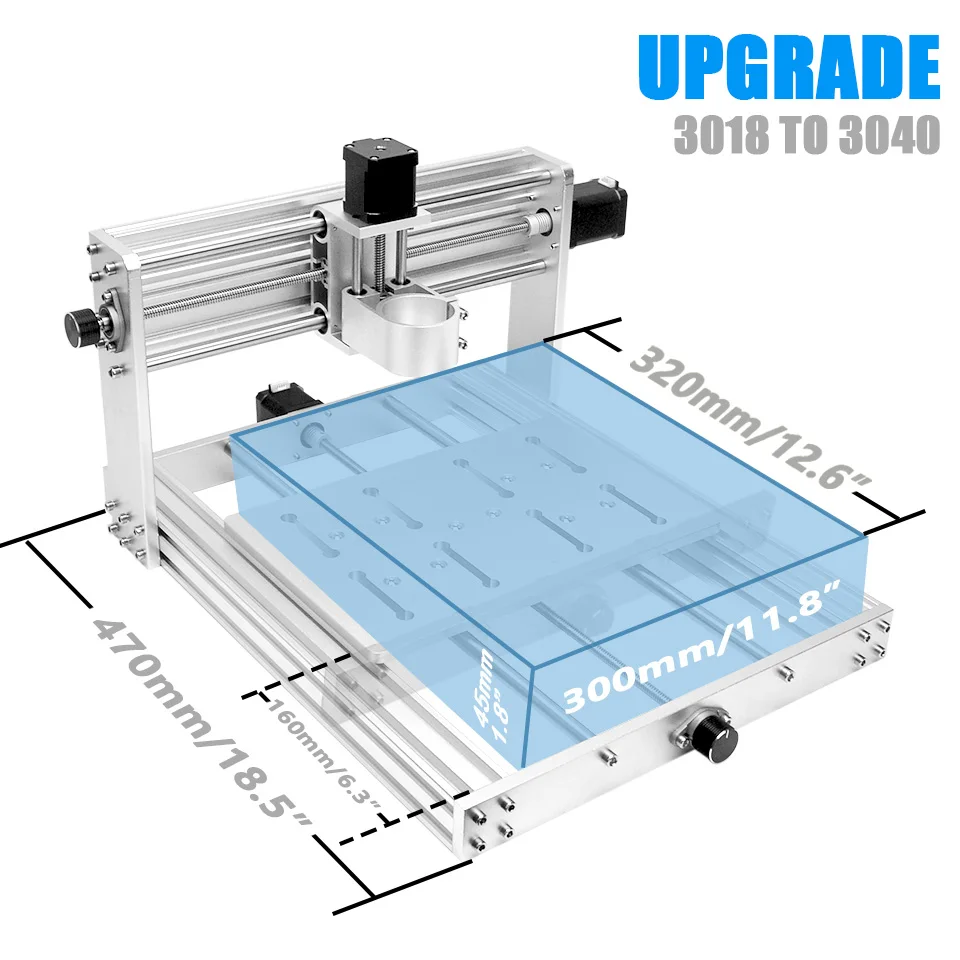 Комплект удлинителей Daedalus CNC 3018 комплект обновления от до 3040 совместимый с ЧПУ MAX