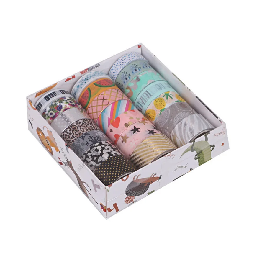

washi tape 21pcs washitape set scrapbooking school supplies cute stickers papeleria kawaii Leopard print Masking tape sticker