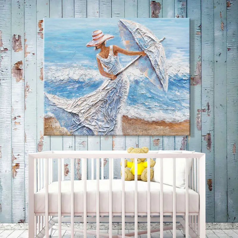 Diy цвета по номерам картина живопись с комплектами красная юбка девушка белая