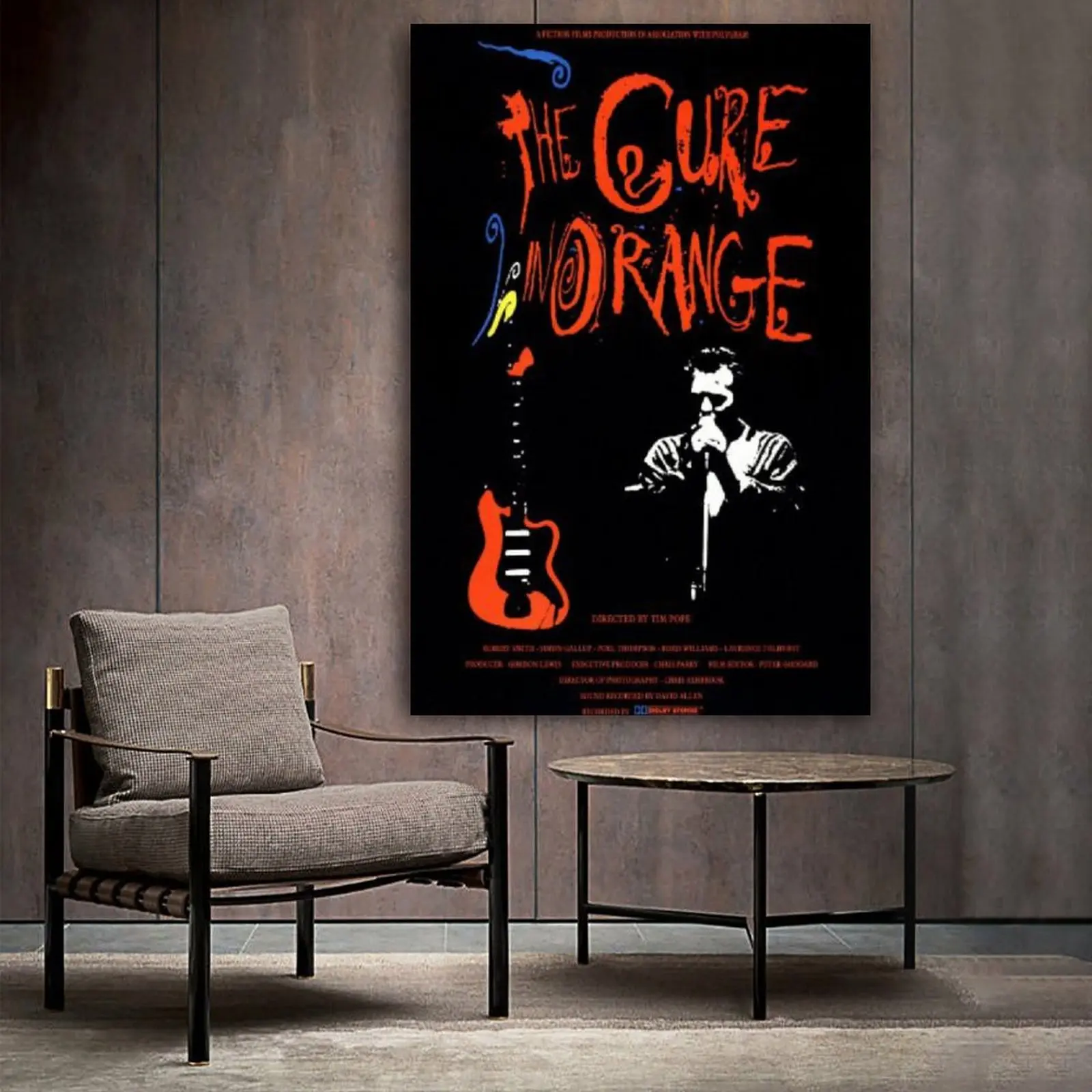 

The Cure In Orange Canvas Art Poster and Wall Art Picture Print Modern Family bedroom Decor Posters