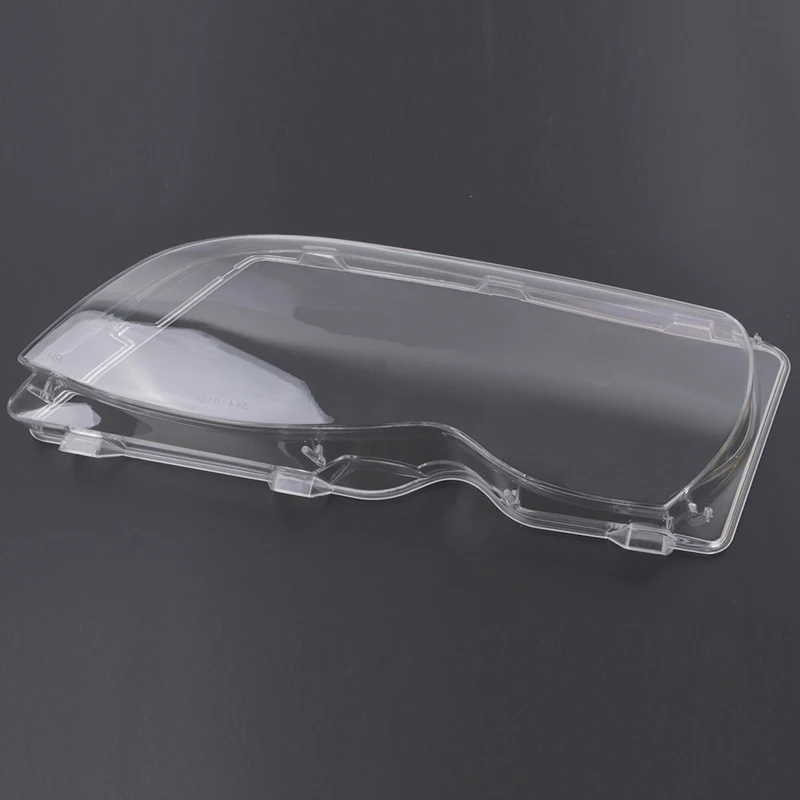 

New Arrival 1pair Headlight Headlamp Clear Lens Shell Front Left+Right Lens Covers Styling For BMW E46 02-06 4Door