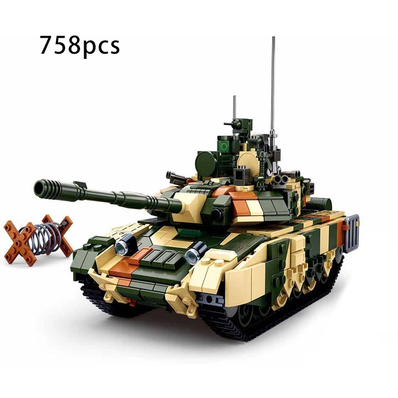 Sluban Военная серия техники транспортного средства армейский Танк самолетов войны