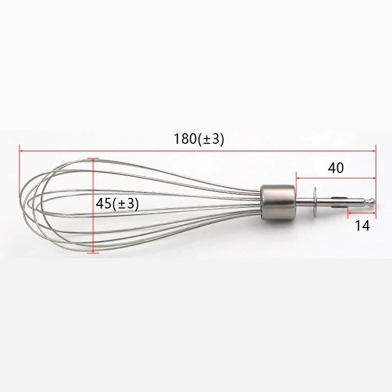 4 провода + 12 проводов 304 венчик для миксера из нержавеющей стали Braun MQ325 MQ505 MQ525 MQ5025