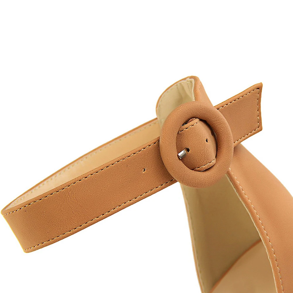 2018 г. Женские Классические замшевые босоножки на платформе высоком каблуке 13 см