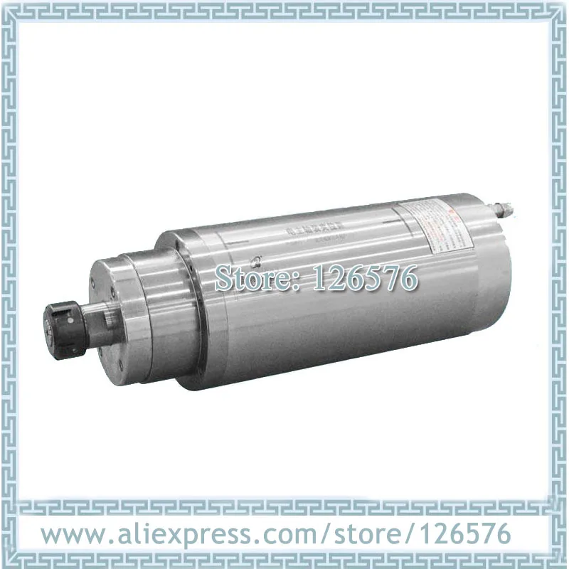 Постоянный крутящий момент GDK120-18Z/5,5 мотор шпинделя 4 подшипника 18000 об/мин 5.5kw ER25 с водяным охлаждением двигатель шпинделя d120мм для камня, металла