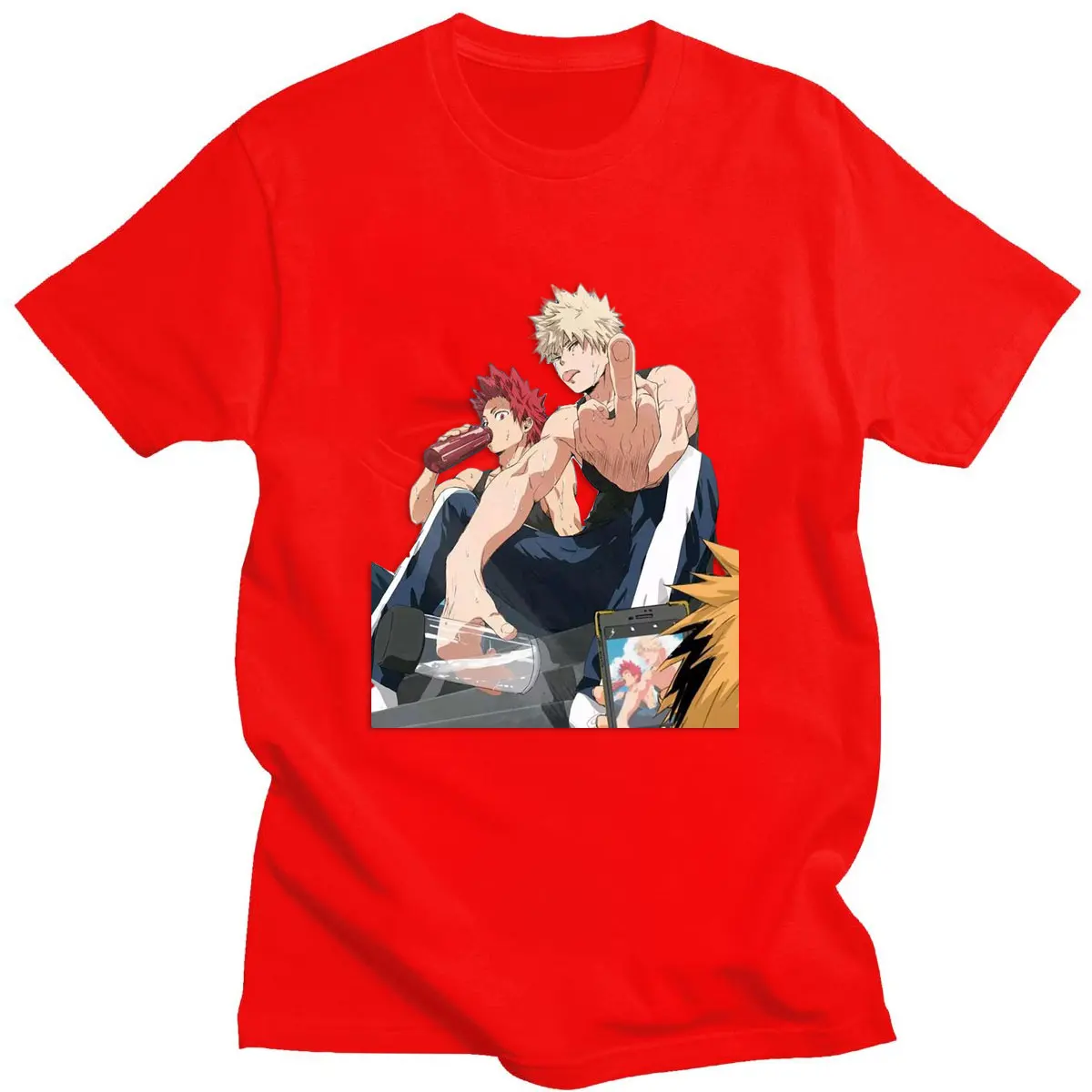 

Summer T Shirt Anime My Hero Academia T-shirts Men Tshirt Clothing Graphic T-shirt Breathable Oversized Male Japan Streetwear