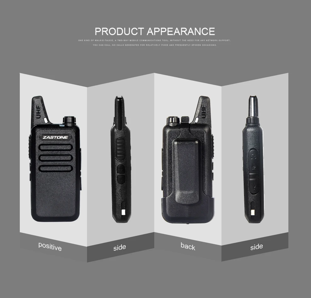 Zastone X6 мини Портативная рация пара гарнитура UHF 400-470 МГц частота портативный Радиоприемник