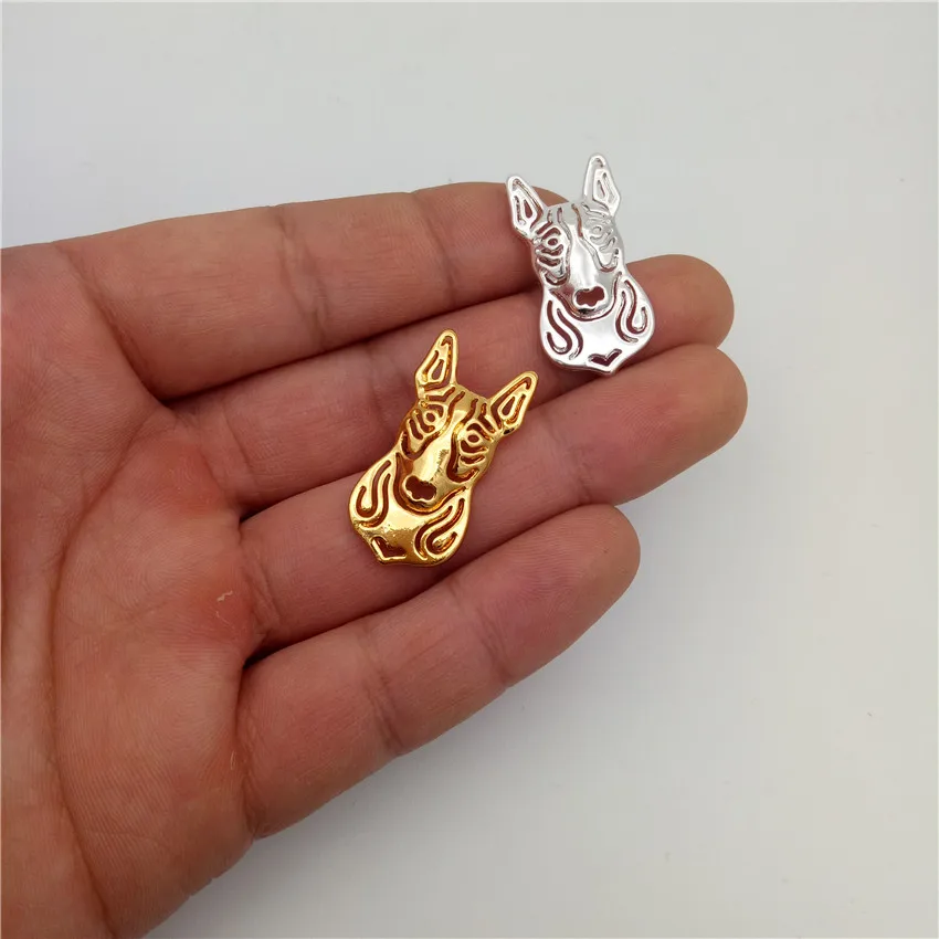 LPHZQH оптовая продажа трендовые собачьи броги и булавки для питомца Бультерьера