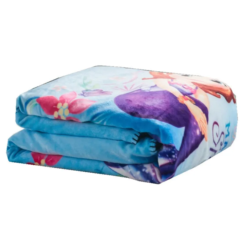 

Disney lambskin multifunctional blanket shawl blanket newborn baby blanket kindergarten children cloud blanket beach blanket