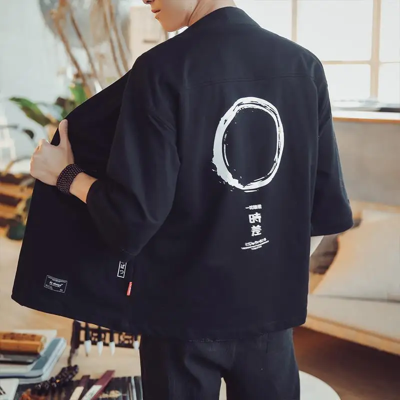 Костюм Тан в китайском стиле Мужская Солнцезащитная куртка повседневный большой