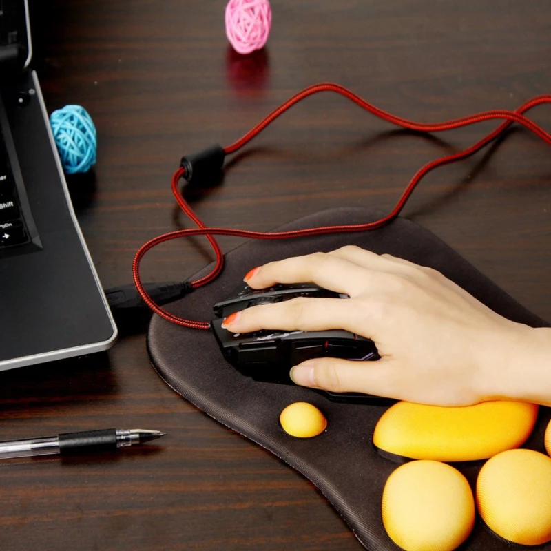 

J60 Colorful Backlit Wired Gaming Mouse Set Three-Color Keyboard USB Computer