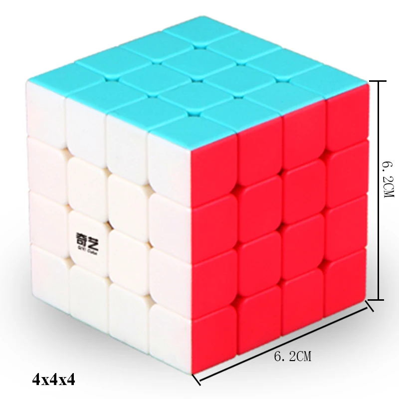 3 шт./компл. Qiyi 2x2x2 3x3x3 4x4x4 магический куб Пазлы без наклеек скоростной Обучающие