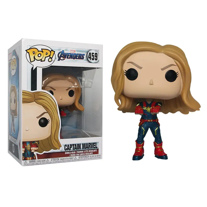 Тёмно-синий FUNKO POP Marvel Мстители: эндшпиль танос Тор Человек-паук Халк Стэн ли Железный ПВХ фигурка игрушки для детей Рождественский подарок - Цвет: Тёмно-синий