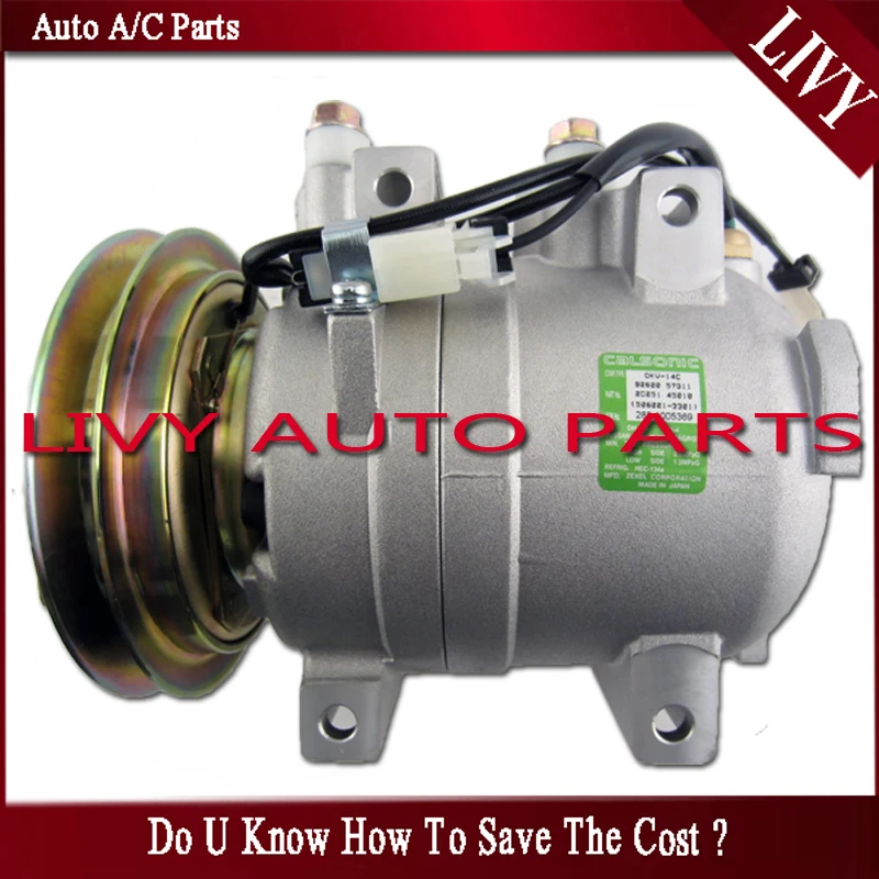

Компрессор кондиционера DKV14C для Kia Sportage 2.0L1995-2002 R03703 0K01A61450A 0K01A 61 450A