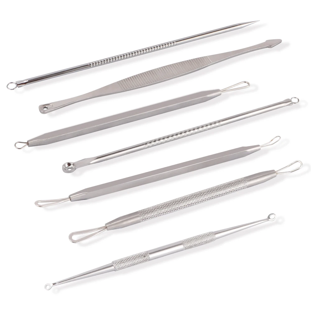 7 шт. пинцет из нержавеющей стали для ухода за кожей лица| |