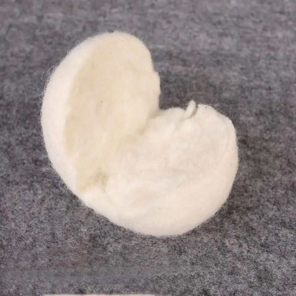 Шарики для сушки шерсти 1x7 см мягкая ткань домашней стирки белый|Шарики и диски