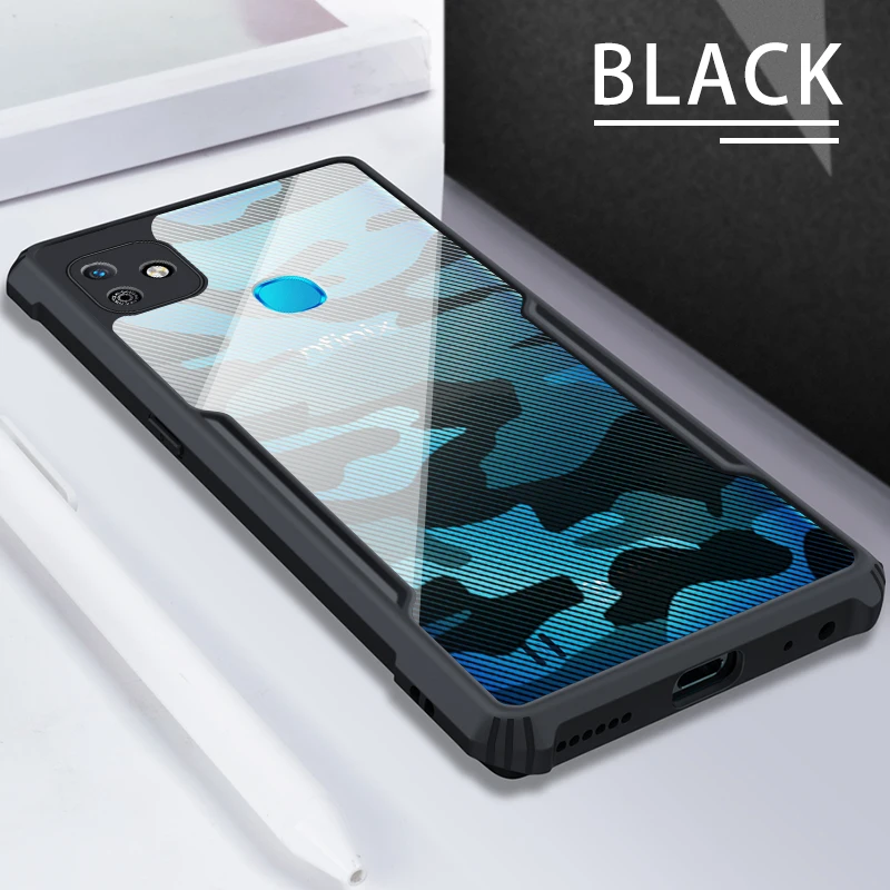 rzants for infinix smart hd 2021 infinix smart 5 case camouflage slim cover phone casing clear back flexible tpu frame bumper free global shipping
