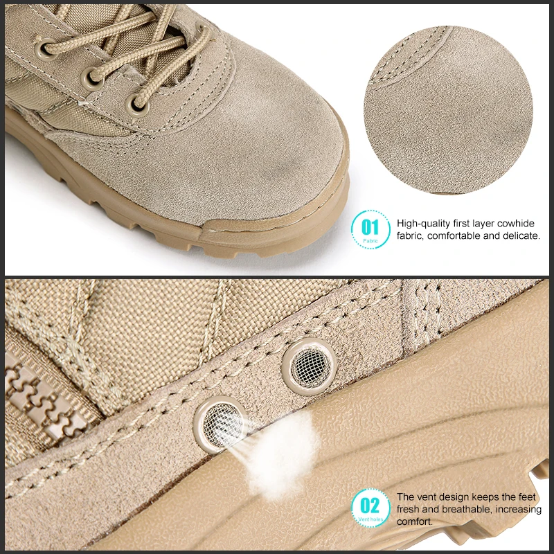 Тактические военные ботинки VOTAGOO дышащие мотоциклетные для работы на открытом