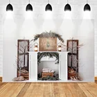 MOCSICKA фон для фотосъемки Рождественская вечеринка фон для фотостудии Рождественская елка окно фоны Фотофон