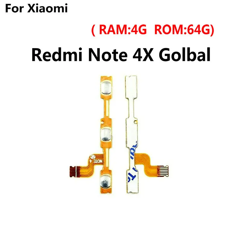 Новинка для Xiaomi Redmi Note 4X Pro Global Новый Включение/выключение питания + кнопка