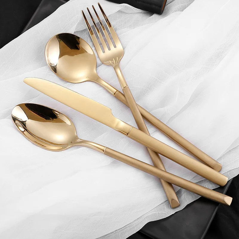 Горячая Распродажа столовый набор столовые приборы ножи вилки ложки Wester