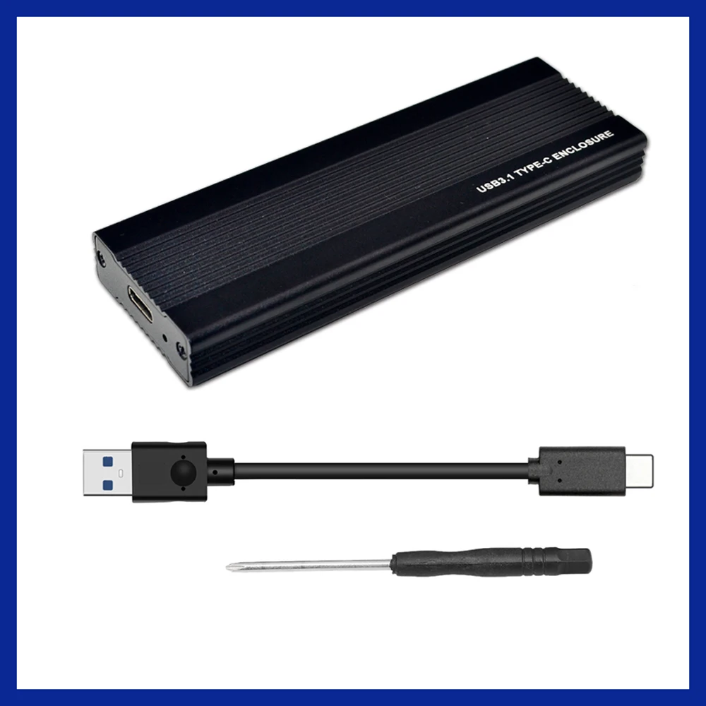 M2 корпус SSD NVME USB SSD HDD корпус ssd-бокс M.2 чехол адаптер USB 3,1 Gen 2 внешних M 2 Коробка для NVME M ключ 2242/2260/2280 M2 чехол