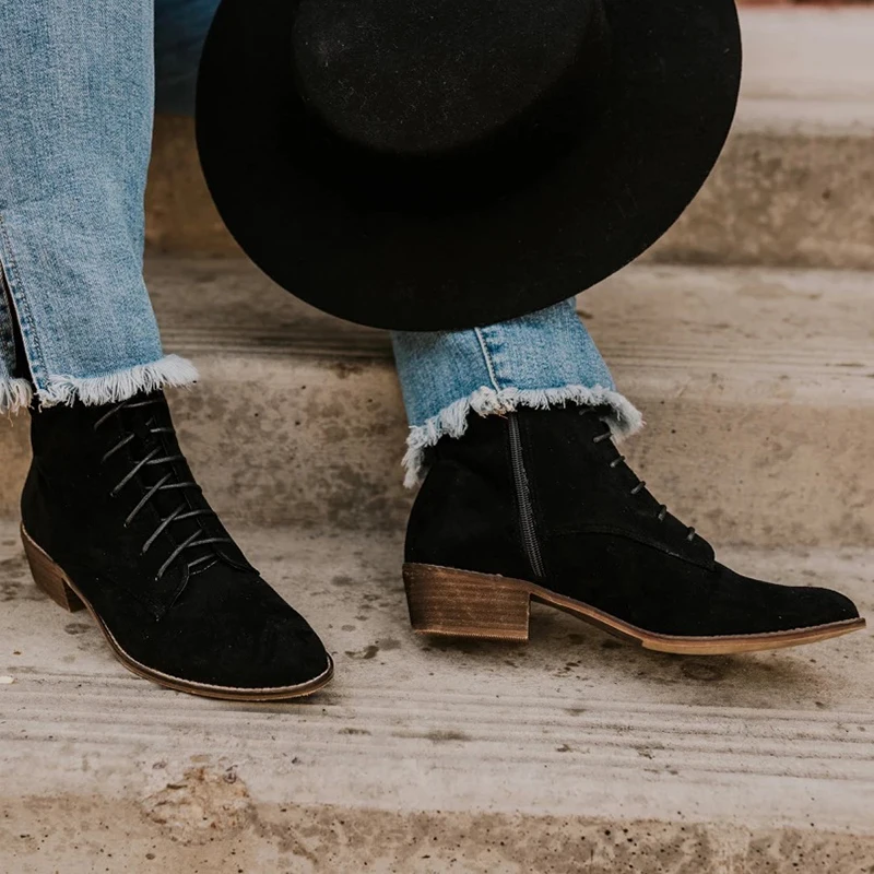Женские ботинки Сезон весна-осень Обувь 2020 Новая мода с коротким голенищем