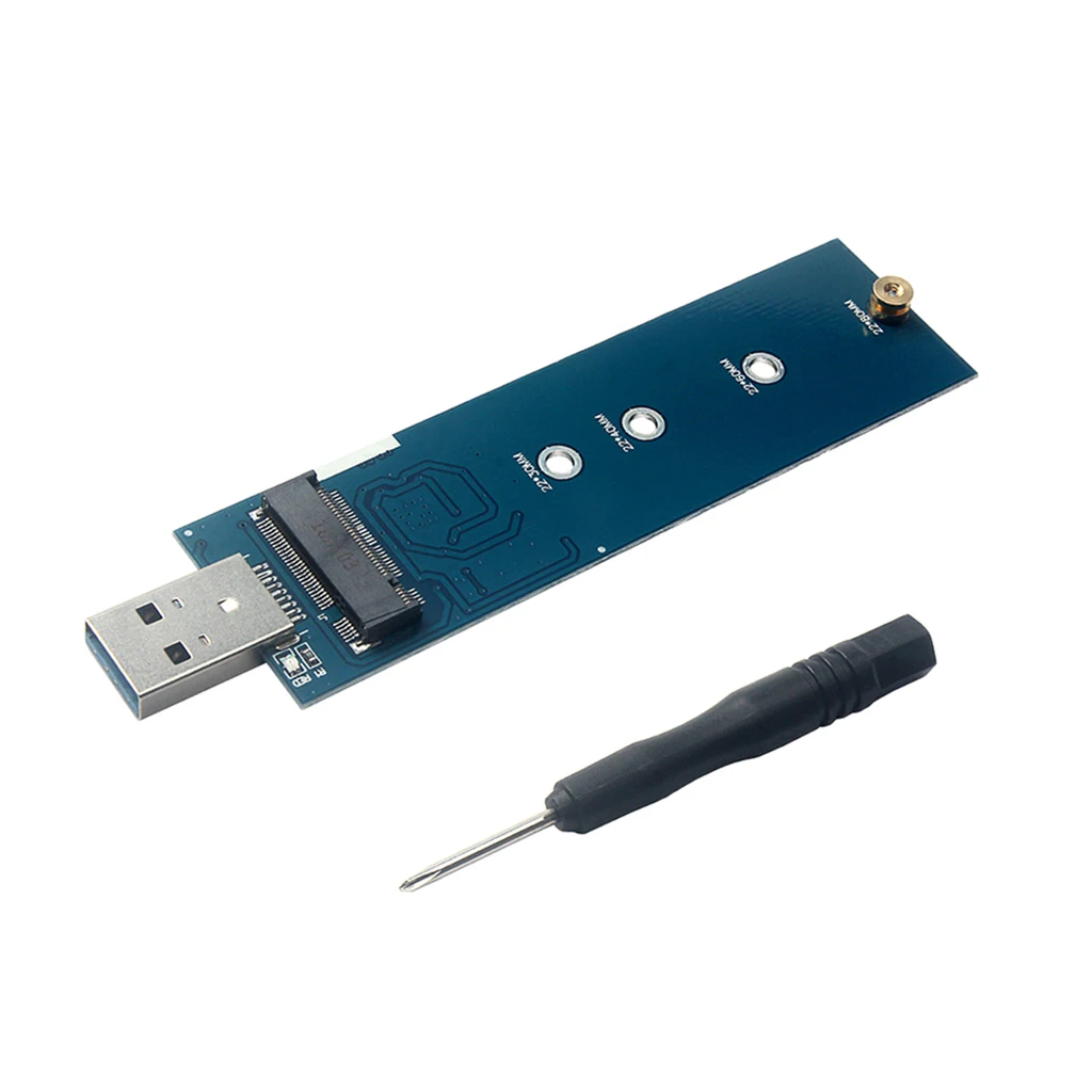 

NGFF M.2 TO USB Adapter SSD Solid State Hard Disk PCIE Interface 5Gbps