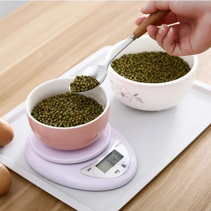 Горячая Распродажа цифровые кухонные весы 5 кг x 1 г диетические пищевые