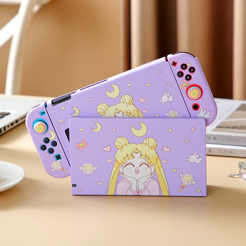 

Kawaii Anime Funda Nintendo Switch Cover Case For Girl Dockable Protective TPU Shell For Nintendo Switch Controller Joy-Con