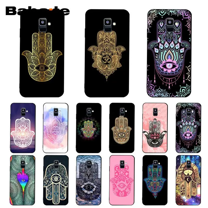 

Babaite Hamsa Hand of Fatima Phone Case For Samsung Galaxy A7 A51 A71 A80 2018 A50 A7 A51 A71 A80 A8 A3 A6 A6PlusA8Plus A9