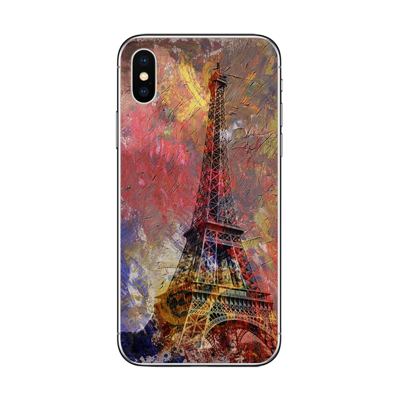 Чехол для телефона cicibers Love Paris с Эйфелевой башней мягкий силиконовый чехол из ТПУ