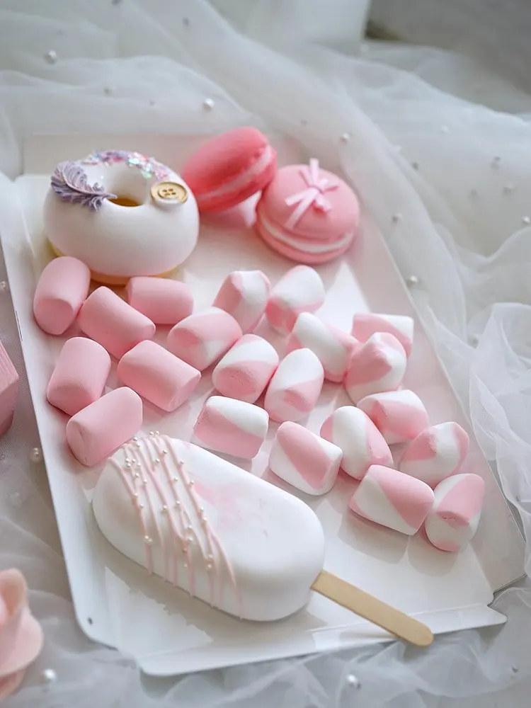Моделирование Хлопок Конфеты милые реквизиты для фона фотографии моделирование