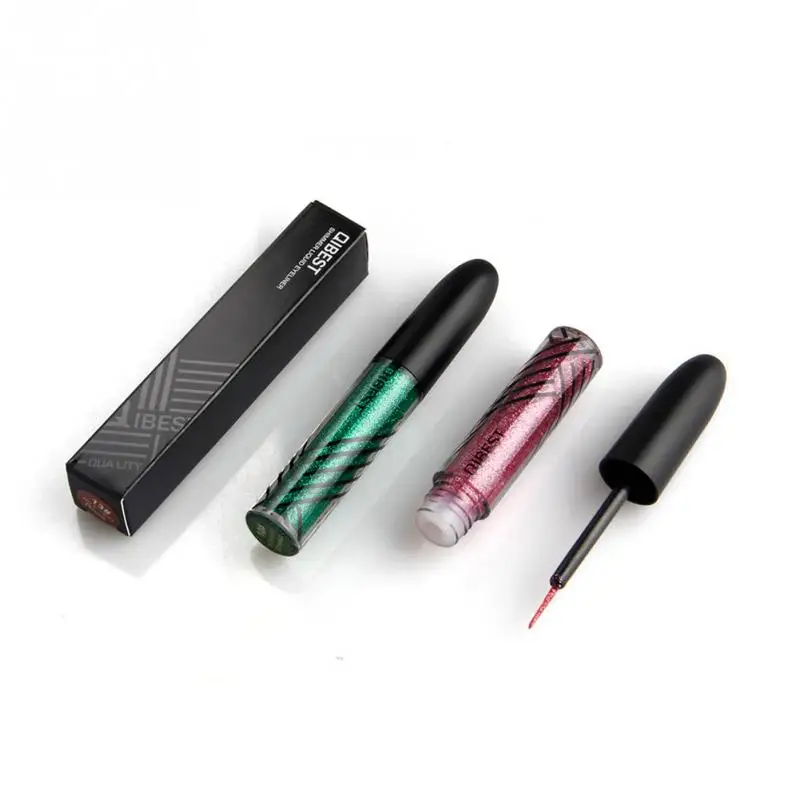 QIBEST 13 colors Liquid Glitter Eyeliner Waterproof Long Lasting Eyeshadow Shimmer Sparkling Makeup Diamond Eyeliner Cosmetic