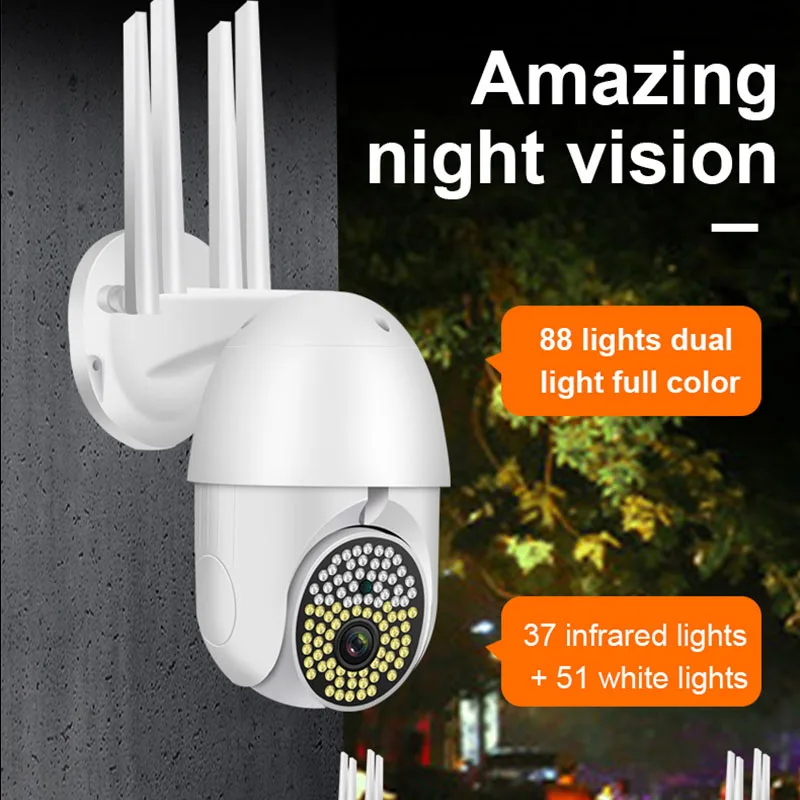 

WiFi IP Camera 1080P HD Wireless CCTV Security Camera Indoor Outdoor Auto Motion Tracking Video Surveillance Camera Yoosee