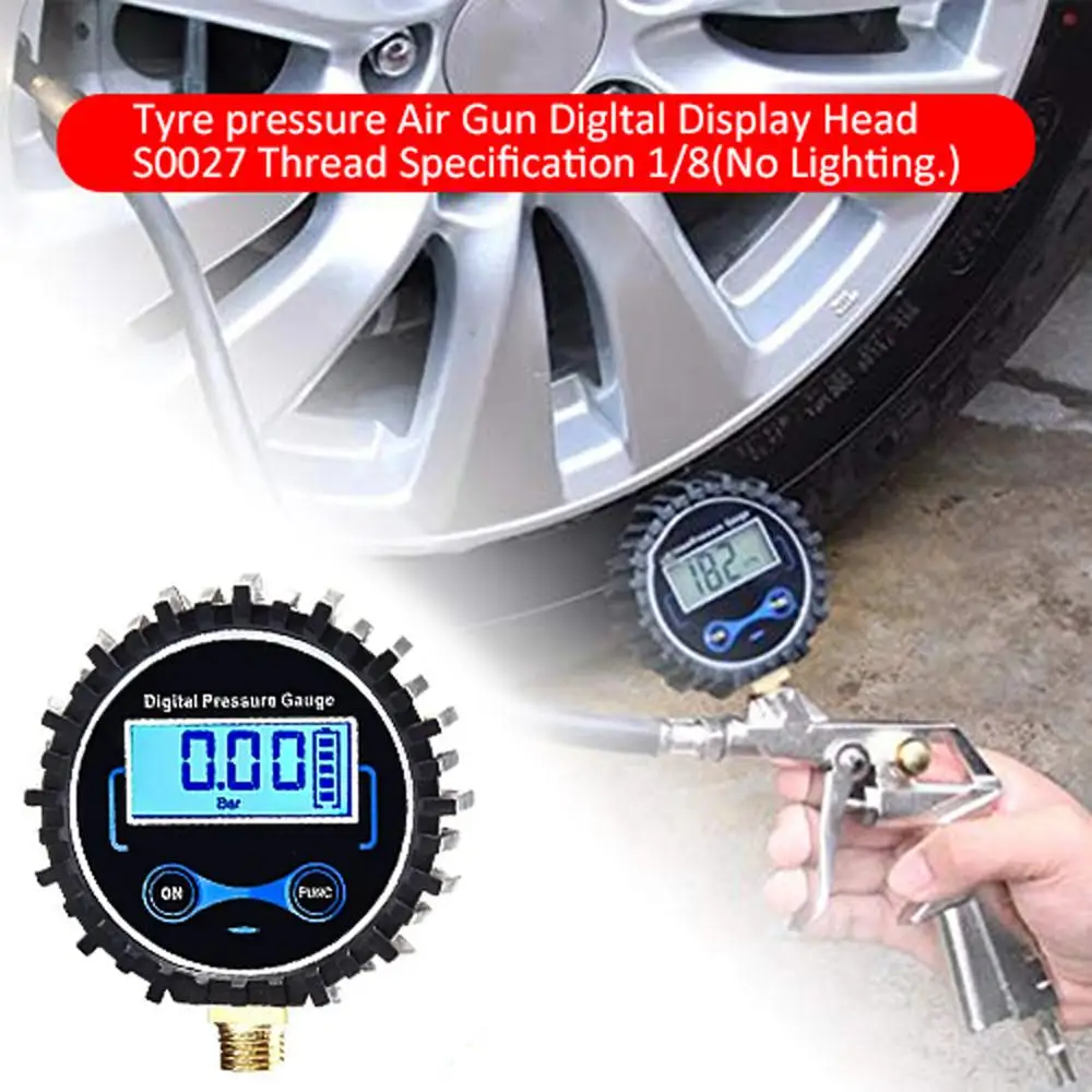 

Tire Pressure Monitoring System Digital Tire Pressure Gauge Car Motorcycle Bike Tyre Tester Air PSI Meter 1/8NPT Car Accessories