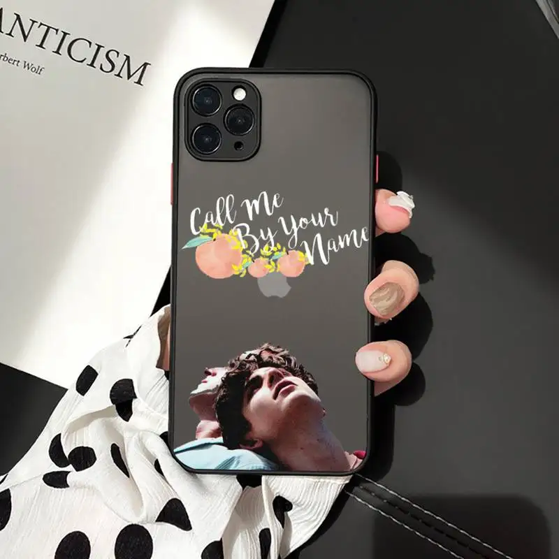 

Call Me by Your Name Phone Cases matte transparent For iphone 7 8 11 12 plus mini x xs xr pro max cover