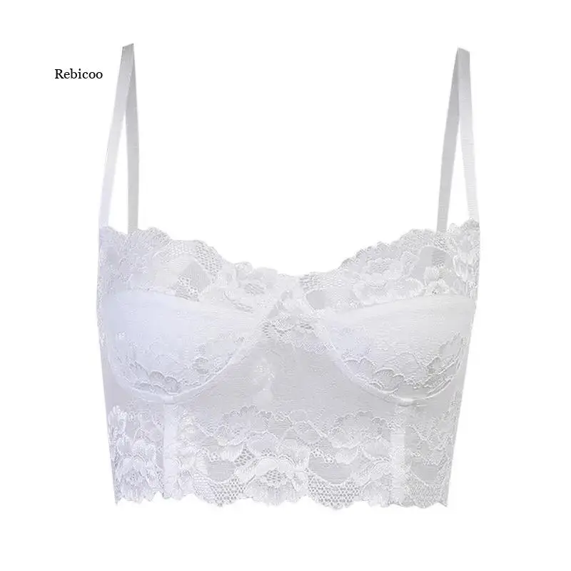 

Women's Camisole Top Fashion Bandage Lace Decorative Strap V-Neck Halter Satin Crop Top Streetwear Sexy Party Top