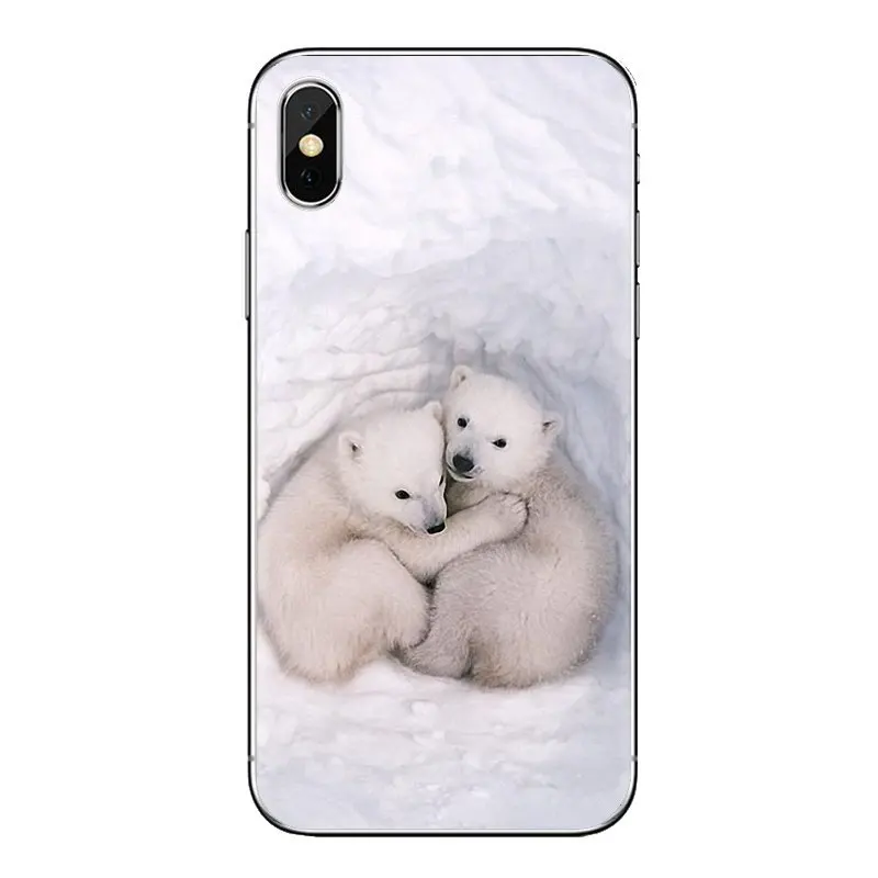 Polar bear in the shore of Alaska Silicone Phone Shell Covers For Samsung Galaxy A3 A5 A7 A9 A8 Star A6 Plus 2018 2015 2016 2017 |