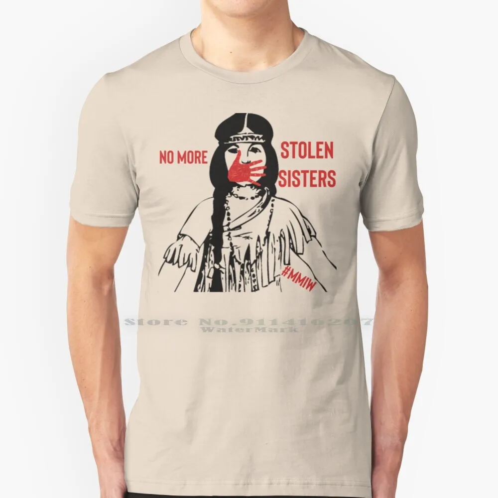 

No More Stolen Sisters - Mmiw T Shirt 100% Pure Cotton Indigenous No More Stolen Sisters Indigenous Women Native Pride Tribal