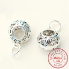 Ажурные Ретро бусины из стерлингового серебра 925 пробы с крючком для самостоятельного изготовления ожерелий, браслетов, ювелирных изделий