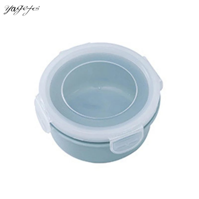 Горячая Распродажа портативная коробка для обеда детей большая емкость круглая