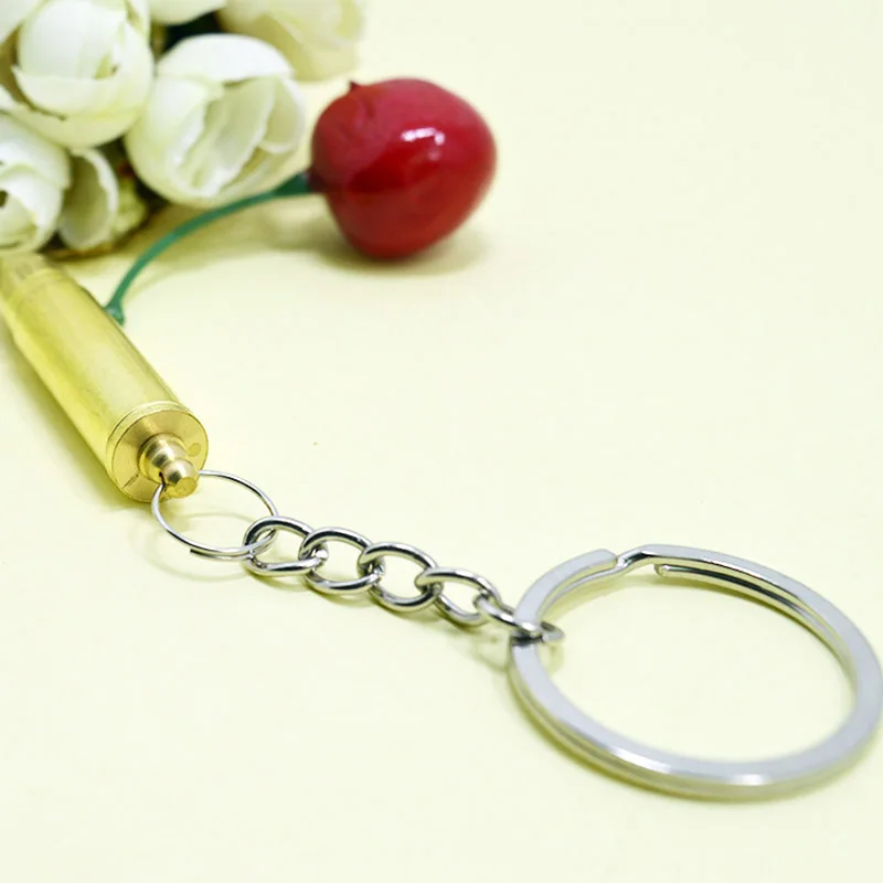 1pc New Bullet Keychain Car Key Rings Earpick Ear Pick Spoon Keyring Auto Products Accessories Dropshipping |